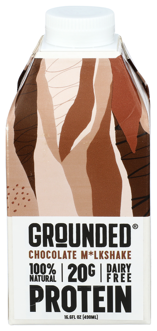 Grounded Milkshake Prtn Milk Choc - Centre - Front