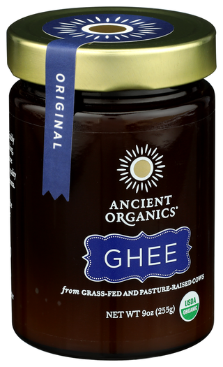 Ancient Organics Ghee Original - Left - Front