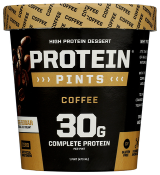 Protein Pints Ice Cream Prtn Coffee - No Plunge - Front