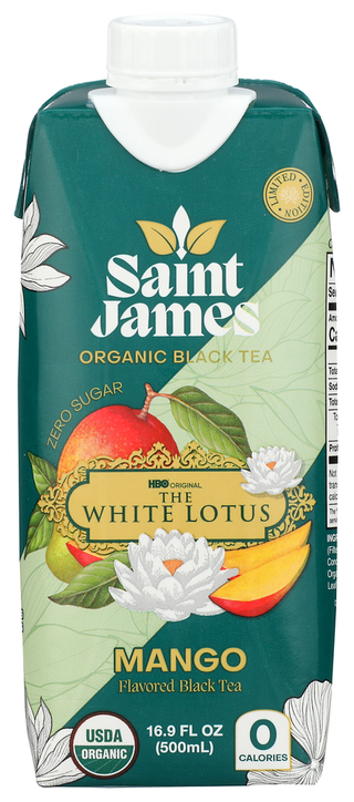 Saint James Brands Llc Tea Black Wl Mango Org - No Plunge - Front