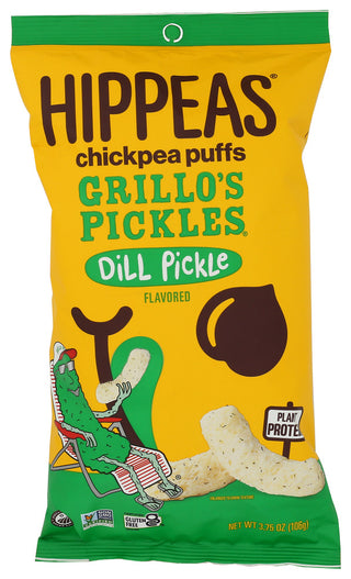 Hippeas Puffs Grillos Dill Pckle - No Plunge - Front