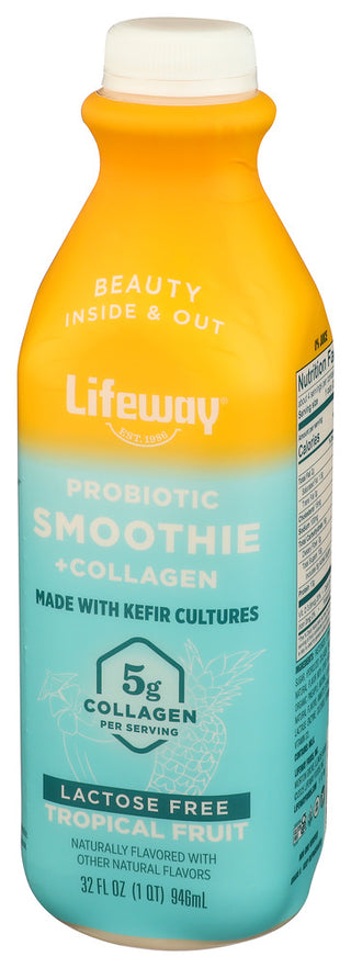 Lifeway Smoothie Tropical Fruit - Right - Front