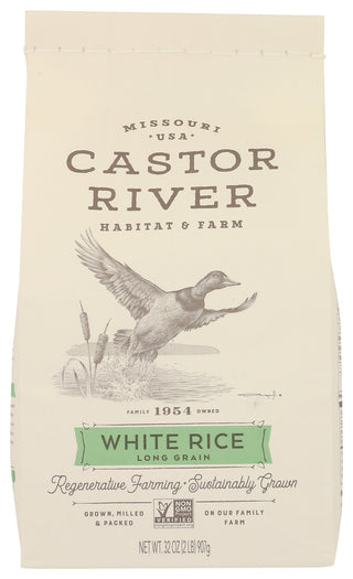 Castor River Farms Rice White Long Grain - No Plunge - Front
