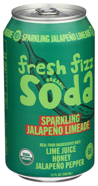 Fresh Fizz Soda Org Sp Jalpno Limde - Left - Front