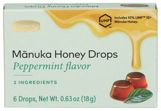 Comvita Manuka Hney Drps Ppprmnt - Centre - Front