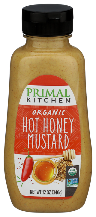 Primal Kitchen Mustard Hot Honey Org - Centre - Front