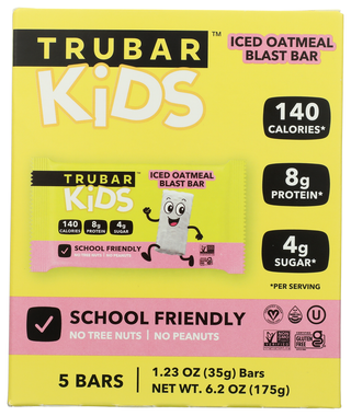 Trubar Bar Kids Oatml Blast 5ct - No Plunge - Front