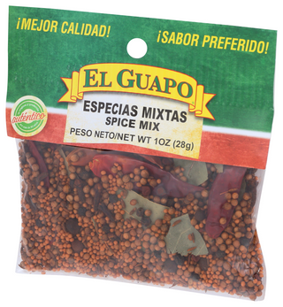 EL GUAPO AUTHENTIC SPICE MIX, 1 OZ. - Right - Front