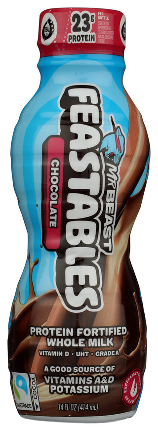 Feastables Milk Protein Choc - No Plunge - Front