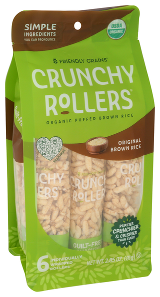 Friendly Grains Pouch Brown Rice - Left - Front
