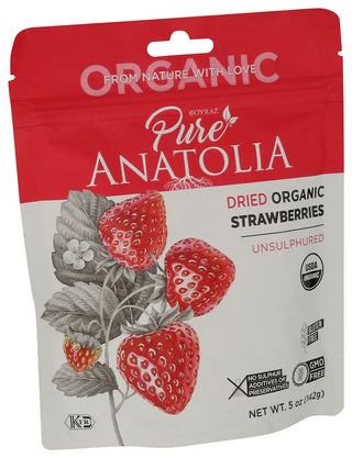 Pure Anatolia Strawberry Dried Org - Left - Front
