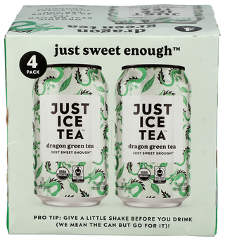 Just Ice Tea Tea Green Dragon Org 4pk - Centre - Front
