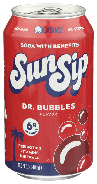 Health Ade Sunsip Soda Dr Bubbles - Centre - Front