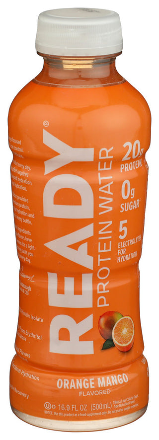 Ready Protein Water Rtd Orange - Left - Front