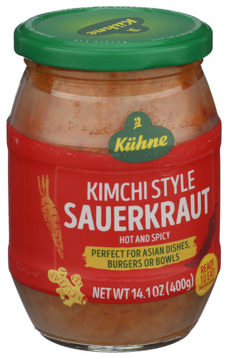 Kuhne Sauerkraut Kimchi Style - Left - Front