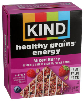 Kind Bar Mixd Brry Enrgy 10ct - Left - Front