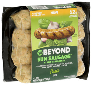 BEYOND SUN SAUSAGE™ PESTO - Left - Front