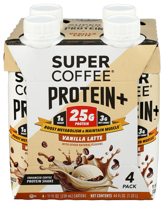 Super Coffee Prtn Rtd Vnla Cafe 4pk - Centre - Front