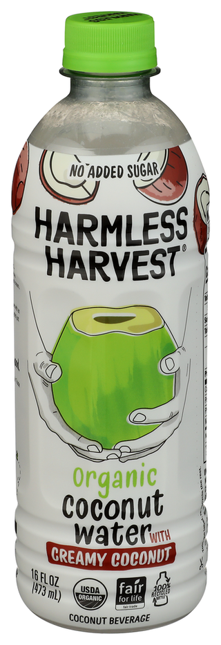 Harmless Harvest Coconut Watr W Crmy Ccnt - Centre - Front