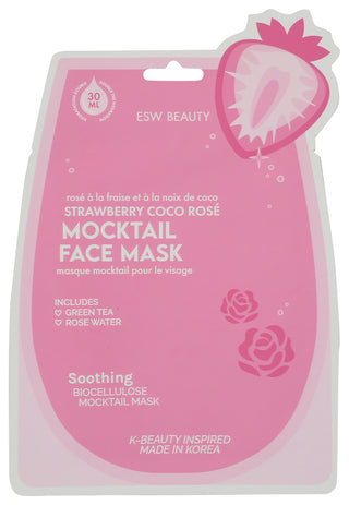 Esw Beauty Facial Mask Strw Coco Ros - No Plunge - Front