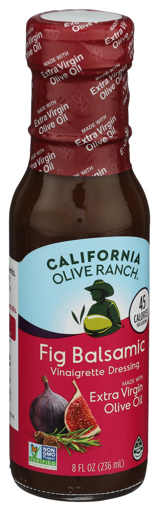 California Olive Ranch Vinaigrette Fig Balsamic - Left - Front