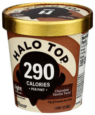 Halo Top Ice Cream Van Choc Twist - Right - Front