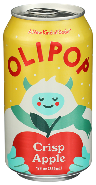 Olipop Soda Prbtc Crisp Apple - Centre - Front