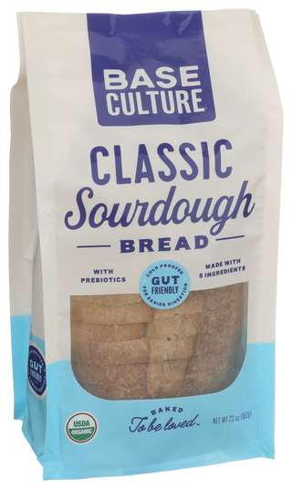 Base Culture Bread Sourdough Classic - Left - Front