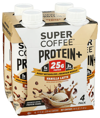 Super Coffee Prtn Rtd Vnla Cafe 4pk - Left - Front