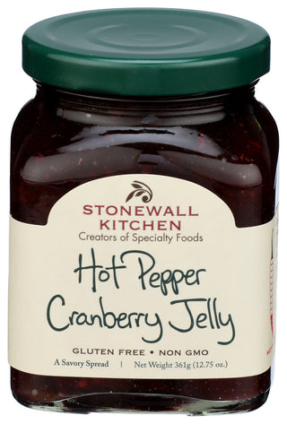 Stonewall Kitchen Jelly Hot Pppr Crnbrry - Centre - Front