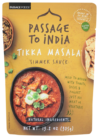 Passage Foods Sauce Tikka Masala - No Plunge - Front