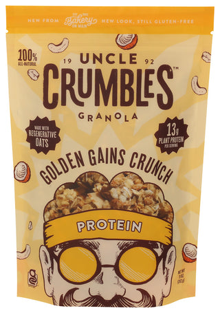Uncle Crumbles Granola Prtn Gldn Grains - Centre - Front