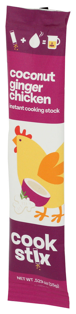Cookstix Stock Chkn Ccnut Ginger - Right - Front