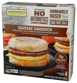 Greenfield Sandwich Brkfst Sausage - Right - Front