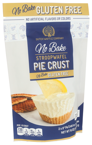 Dutch Waffle Company Pie Crust Stroopwaffle - Left - Front