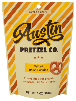 Austin Pretzel Co Pretzels Slt Crme Brulee - Centre - Front