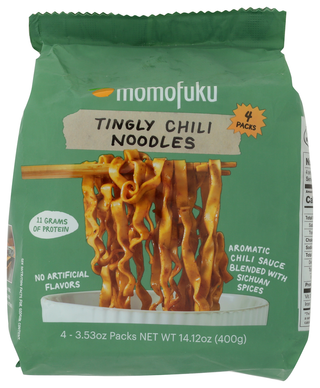 Momofuku Noodles Tingly Chili 4pk - No Plunge - Front