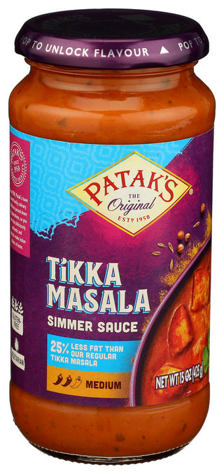 Pataks Sauce Tkka Msala Low Fat - Left - Front