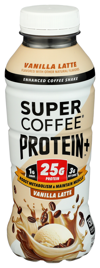 Super Coffee Protein Rtd Vnla Latte - Centre - Front