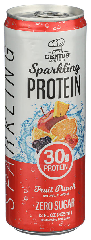 Genius Gourmet Keto Beverage Sprkl Frt Pnch - Left - Front