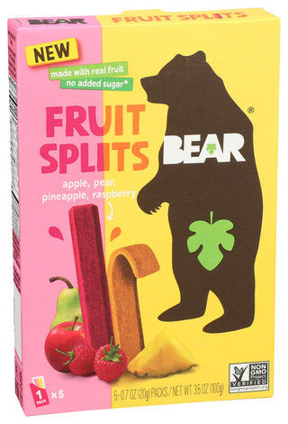 Bear Yoyo Fruit Splits Rspbr Pnapl - Left - Front