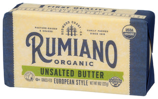 Rumiano Family Butter Unsalted Org - Right - Front