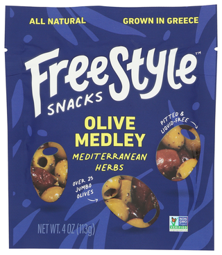 Freestyle Snacks Olives Medtn Herb Medley - No Plunge - Front