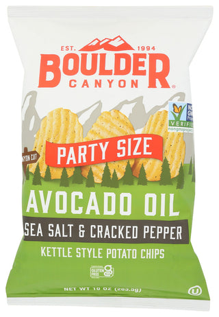 Boulder Canyon Chip Avo Oil Ssalt Pepper - No Plunge - Front