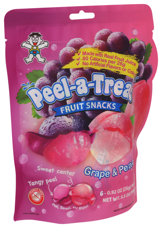 Want-want Treat Peel Jly Grape Pch - Left - Front