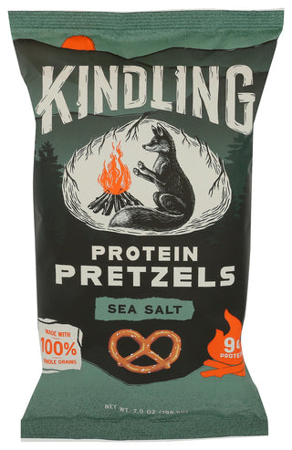 Kindling Snacks Pretzel Prtn Sea Salt - Centre - Front