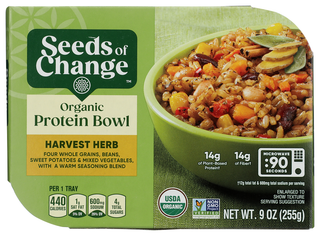 Seeds Of Change Bowl Protein Harvst Herb - No Plunge - Front