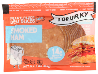 Tofurky Deli Slices Ham Plnt Bsd - No Plunge - Front