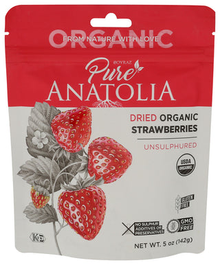 Pure Anatolia Strawberry Dried Org - Centre - Front