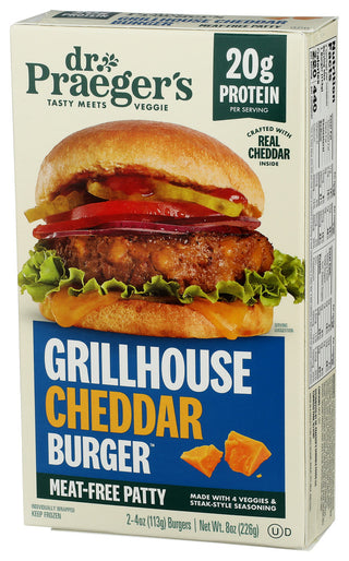 Dr Praeger Burger Grllhouse Cheddar - Right - Front